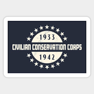 Civilian Conservation Corps - 1933 to 1942 Sticker
